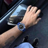 On wrist
