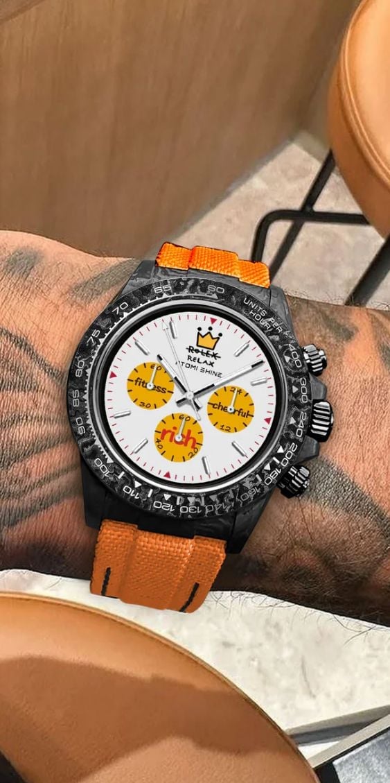 Watch on wrist